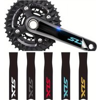 2D READU Stickers 2Pcs SLX M7000 Crank Decals Bike Chainwheel Protective Stickers for Mountain Bike Motorcycle