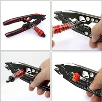 Metal Shock Absorber Ball Multi-functional Pliers Head Clamp Assemble Disassemble Tools for 1/8 1/10 RC Model Car Spare Parts