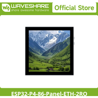 Waveshare ESP32-P4 Smart 86 Box, Based On ESP32-P4 Controller, Onboard 5-point 4inch 720x720 Touch Display, Based On ESP32-P4