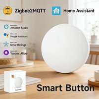 Zigbee3.0 2MQTT Smart Button Scene Switch Wireless Remote One Key Controller Smart Home Automation Scenario For Alexa Google