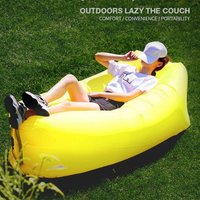 Lazyman Inflatable Sofa Air Bed Air Cushion Outdoor Portable Recliner Single or Double Folding Bed Pillow Model