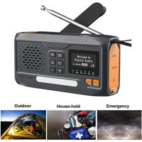 Portable Solar Radio Receiver Emergency Radio DAB/FM Bluetooth Radio With LED Flashlight/SOS