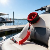 Motorboat Safety Kill Stop Switch Lanyard Rope For Outboard Engine Flameout Protection Boat Emergency Safety Rope