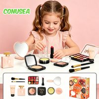 Girls Pretend Beauty and Fashion Set Girl Makeup Career Role Play Toys Play Makeup Toys Cosmetics Lipstick Powder Blusher Sets