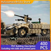 AS 42 Desert Truck Model MOC Building Bricks War Equipment Modular Technology Gifts Holiday Assemble Children Toys Suit