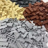 100Pcs DIY Simulation Building Block City Wall Brick 1x2 1x3 1x4 Dots Building Block Model Accessories Compatible 98283 15533