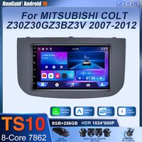 Android 16 For MITSUBISHI COLT Z30Z30GZ3BZ3V 2007-2012 Car Radio 2 Din Multimedia Video Player Carplay Bluetooth 8 Core 5G RDS