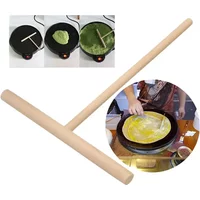 Pancake Batter Spreader Stick HILIFE Pancake Tool Home Kitchen Tools Chinese Specialty Crepe Maker Wooden