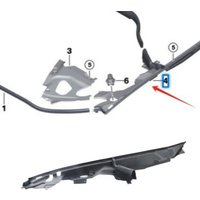Fender Sealing Strip 51767397491 51767397492 for BMW X3 X4 G01 G02 2019-2021