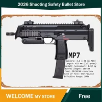 2026 New 12x8 Inch Military Fan Gift MP7 PDW Sub Machine Gun Metal Wall Decor For Man Cave Pub Bar