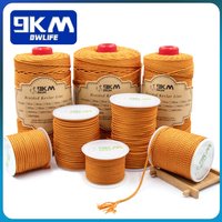 Braided Kevalr Line 1.5mm~4mm High Strength Fishing Assist Line Multipurpose Paracord Cord Tactical Survival Kite Flying String