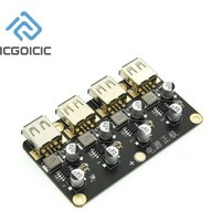 4-channel fast charging module 12V 24V to QC3.0 fast charging Single USB mobile phone charging board