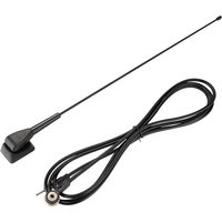 43 CM Car Roof Radio Antenna FM/AM Signal Booster Amplifier with Base For Peugeot 106 205 206 306 307 309 405 406 806 807