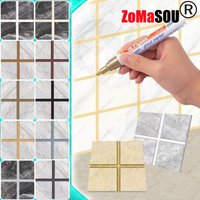 10 Colors Waterproof Tile Marker Grout Pen Wall Seam Pen for Kitchen Bathroom Ceramic Seam Paint Gap Decontamination Tools