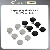 GuliKit Ring Thumbstick Kit 6 in 1 Thumb Sticks with 3 Heights Option for Gulikit KK2/KK2 Pro/KK3 Pro/KK3 MaxReplacement