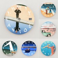 28.5mm Dial NH35 Dial Abstract Retro Surrealist Art Arabic Numeral Dial NH36 Dial Watch Accessories Fits NH35/NH36 Movements