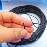 Customized 1.9mm Black Color Rubber Solid Elastic Rubber Line for Fishing 5M 10M 20M A Piece,2M 3M Two Pieces Fishing Line Gift