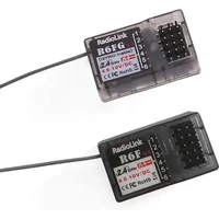 Radiolink R6FG R6F 2.4G Receiver FHSS 6 Channel RX Radio Control System R6FG Gyro Function for RC4GS