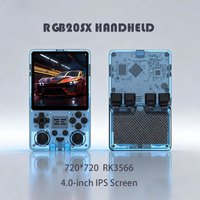 RGB20SX 4.0-inch 720*720 Screen Retro Video Handheld Game Console 5G WIFI RK3566 Open Source Linux 5000mAh High-Capacity Battery