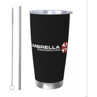 Umbrella Corporation Tumbler Vacuum Insulated Coffee Cups Stainless Steel Smoothie Tea Mugs Water Bottle, 20oz