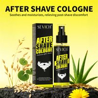 SEVICH After Shave Spray 100ml Non Greasy Beard Shaving Care Serum Reduce Redness Efficient Hydration Aftershave Nourish Oil
