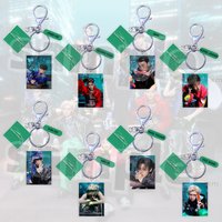 Idol ATEEZ New Style New Album GOLDEN HOUR : Part.5 Periphery Acrylic Keychain Backpack Ornament Mingi Yunho Seonghwa Jongho San