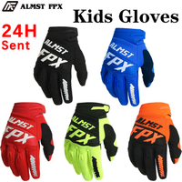 Alter 4–12 Jahre alte Kinder Vollfinger Balance Fahrradhandschuhe Off-Road Racing Motorradhandschuhe Mountain Road Bike Kinderhandschuhe