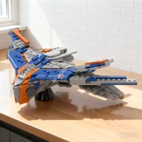 408pcs MOC Midi Scale Marvelled Guardians Model Building Blocks Christmas Gift Architecture Toys DIY Education Brick Birthday
