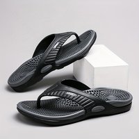 Men's Massage Non-Slip Flip Flops Quick-Drying Comfy Thong Sandals for Indoor Outdoor Men Summer Slippers Beach Flip Flops