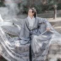 Ming Dynasty Chinese Hanfu Male Ancient Vintage Costume men Hanfu Large Sleeve Halloween Cosplay Outfit embroidery hanfu