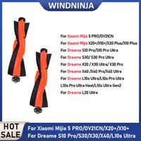 Parts For Xiaomi Mijia 5 PRO OV21CN X20 Plus X20+ X10+ For Dreame L20 Ultra L10s Ultra X30Pro X30Ultra X40Ultra S30 Roller Brush