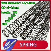Wire Diameter 1.6/1.8mm 65Mn Cylindrical Compression Spring With Strong Compression Spring Length of 100/150/200/250/300mm