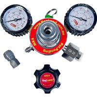 KegLand MK4 Regulator - CGA320 (4.5bar PRV & 100psi Gauge) Beer Home Brewing Equipment