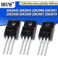 10PCS 2SK2645 2SK2843 2SK2996 2SK3561 2SK3568 2SK3569 2SK3667 2SK3679 K2645 K2843 K2996 K3561 K3568 K3667 K3679 TO220F TO-220F