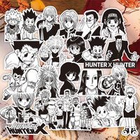 AliExpress Bandai 10/30/70pcs Anime HUNTER×HUNTER Graffiti Stickers DIY Luggage Phone Skateboard Bike Classic Cool Japanese Manga Decals Packing
