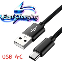 1/2/3 Pcs Nylon Data Cable Fast Charger USB to C Charging Cable For Huawei Samsung Iphone TypeC Charging Device Cable Cord 2026