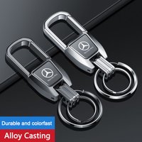High Quality Zinc Alloy Keychain Keyring Car Key Chain For Mercedes Benz W203 W204 W205 W210 W211 W212 W221 W222 CLS CLA CLK SLK