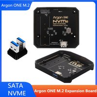 Argon ONE M.2 Expansion Board USB 3.0 To M.2 SATA NVMe SSD Adapter Base For Argon ONE V2 For Raspberry Pi 4