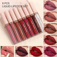 8 Pcs Matte Liquid Lipstick Lip Glaze - Waterproof Non-stick Long Lasting Lip Gloss Suitable For Valentine's Day, Daily, Parties