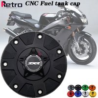 ZXR Gas Fuel Tank Cover for Kawasaki ZXR400 ZXR750 1991-1999 Motorcycle Accessories CNC Aluminum Oil Cap Motorbike