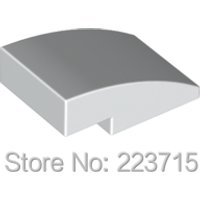 *Brick W. Half Bow 2X3* G1123 20pcs DIY enlighten block brick part No. 24309 Compatible With Other Assembles Particles