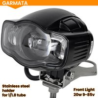Front Light for E-bike, Motorcycle/ 9-85v/ 20W Motorcycle Parts Motorcycle Headlight LED Headlight