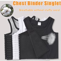 20cm Full Bandage Chest Binder Pullover Adjustable Extra Long Breast Binder Elastic Band Tomboy Crop Tops Super Flat Tight