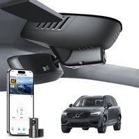 Mangoal Dedicated 4K Dash Cam For Volvo XC90 Car Camera Recorder 2016-2026 (Model A / B) GPS WiFi & APP Plug and Play DashCam