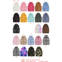 New Autumn and Winter Collection for Boys and Girls Aged 2-12, Coral Fleece Super Soft Stand Up Collar Fashionable Vest Jacket