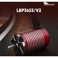 LEOPARD LBP3653 V2 4 Poles Sensorless Brushless Motor 3450KV 4550KV 5500KV Inrunner High Torque for 1/10 1/8 RC Car Boat