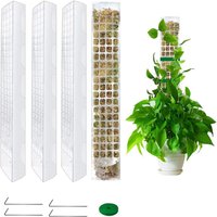 Save Space Plastic Moss Pole Reusable Plants Pole Plant Stand Climbing Plant Water Moss Column
