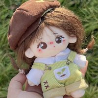 10cm Spring New Sakura Angel & Grass Gardener Doll Clothes Set Cute Outfit Change for Plush Toys Kawaii Gift