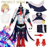 Project Sekai Wonderlands Showtime Space Opera Tenma Tsukasa Cosplay Costume Stage Performance Outfit Halloween Party Role Play