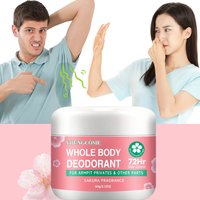 Natural Whole Body Deodorant for Men & Women - 72H Long Lasting Odor Protection, Aluminum-Free, Moisturizing & Gentle for Sensit